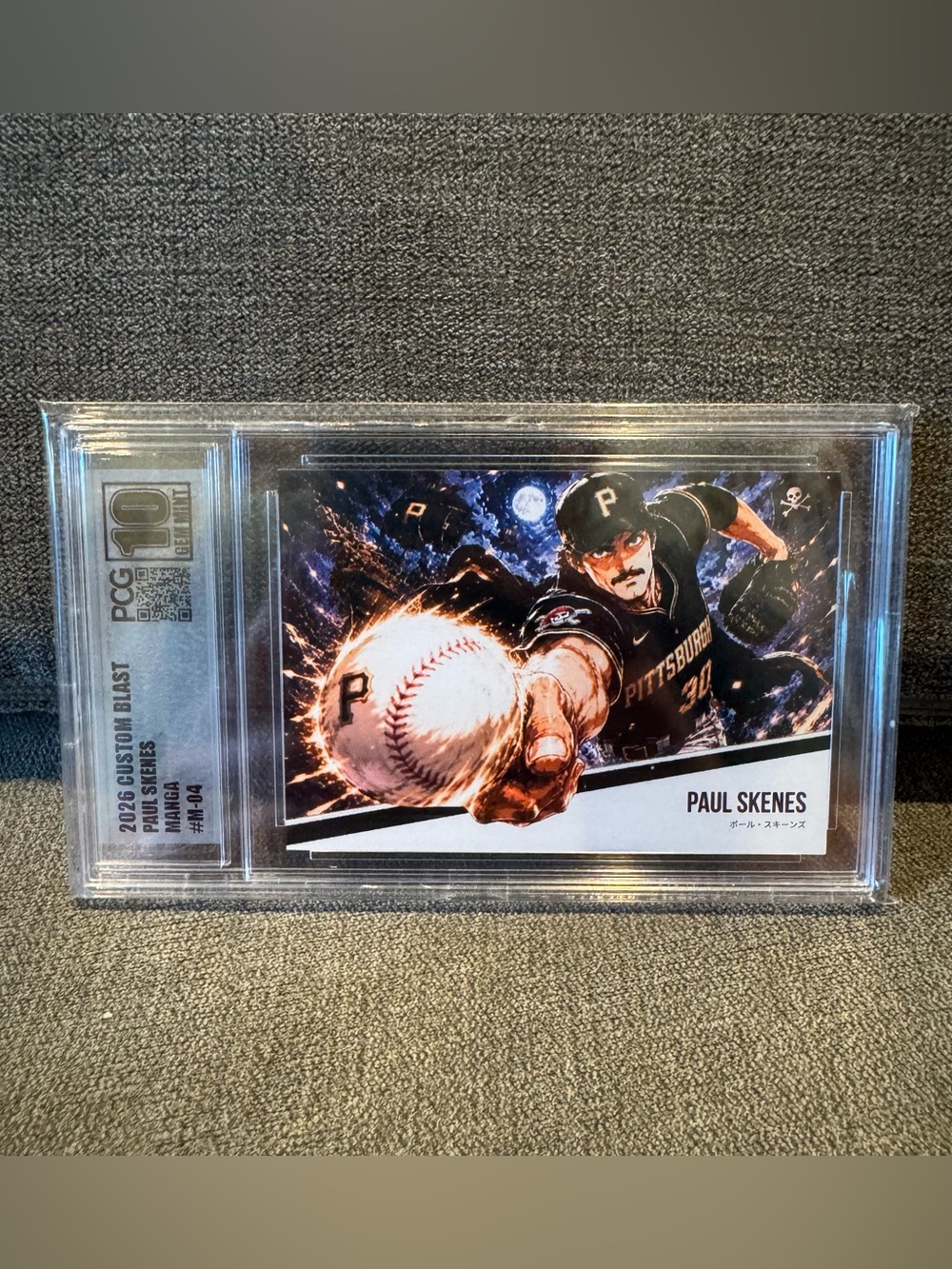 Paul Skenes 2024 Custom Blast Manga #M-04 PCG 10 Gem Mint